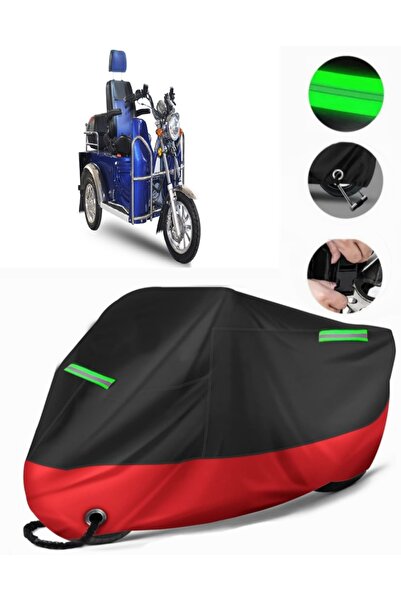 MotoEN Yuki Yk-25 Pony Compatible Premium Motorcycle Tarpaulin (Lock Compatib...
