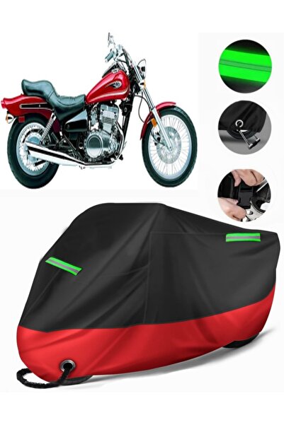 MotoEN غطاء دراجة نارية ممتاز متوافق مع Kawasaki EN 500 (متوافق مع القفل) أسو...