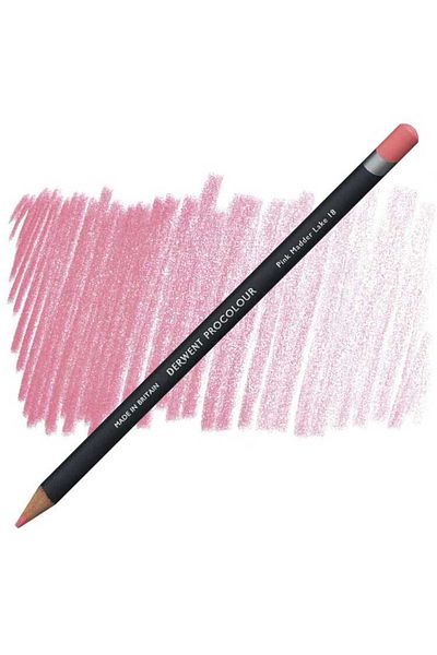 Derwent Procolour Dry Crayons - 18 Diverse Madder Lake Colour Stansations