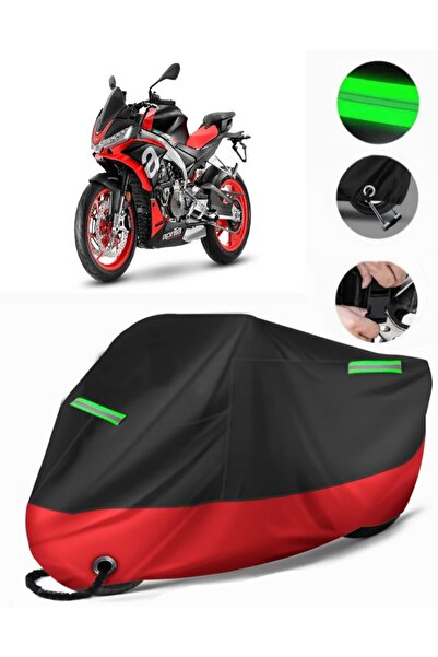 MotoEN غطاء دراجة نارية ممتاز متوافق مع Aprilia Tuono 660 (متوافق مع القفل) أ...