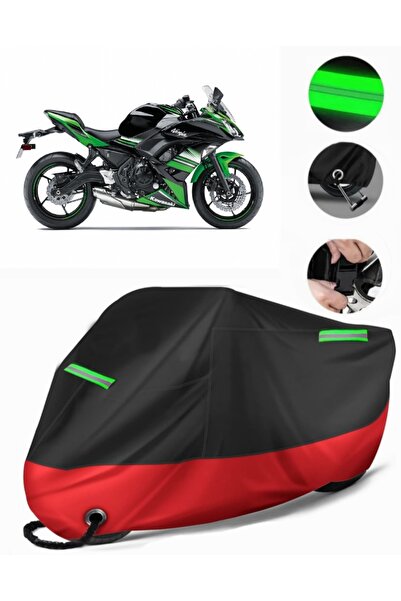 MotoEN غطاء دراجة نارية ممتاز متوافق مع Kawasaki Ninja 650 KRT Edition (متواف...