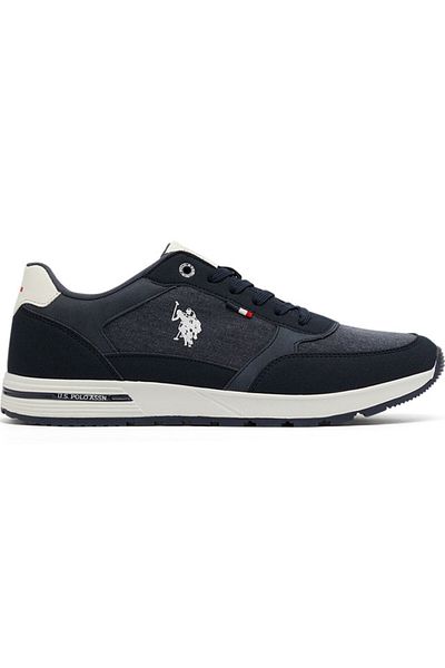 U.S. Polo Assn. Men's Navy Low-Top Sneakers - Modern Design for All-Day Comfort