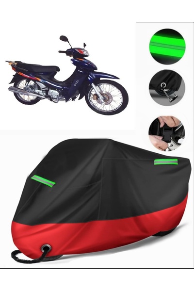 MotoEN Mondial 110 Kf Compatible Premium Motorcycle Tarpaulin (Lock Compatibl...