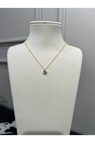 Store Steel Eye Charm Necklace