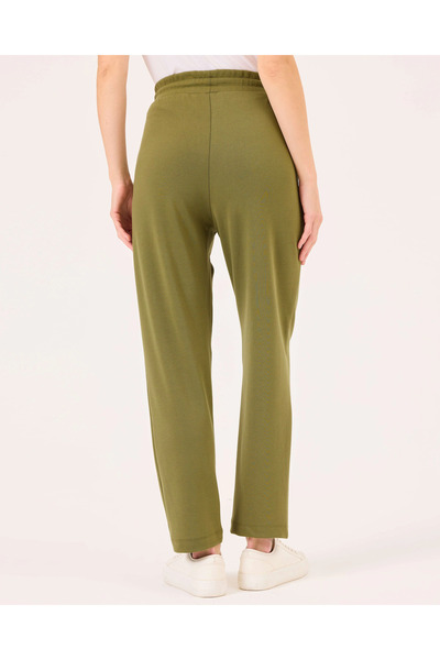 SEÇİL Elastic Waist Pocket Ankle Length Pants