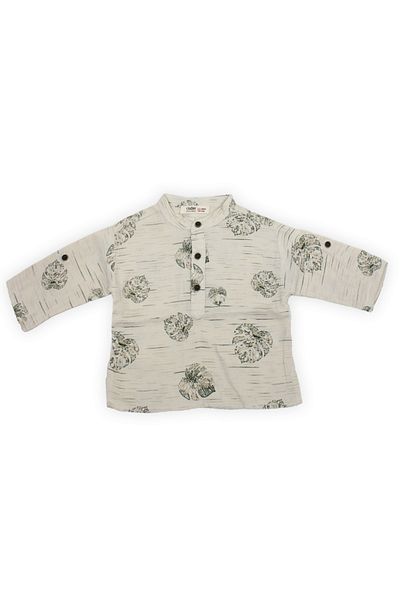 Çikoby Patterned Baby Boy Shirt Ce50031