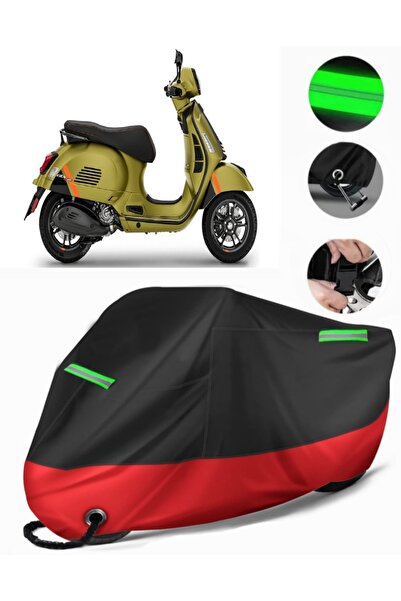 MotoEN فيسبا GTS 300 Super Sport S متوافق مع القماش المشمع للدراجات النارية (...