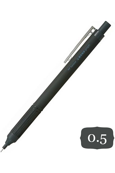 Tombow Mono Graph Lite Smoky Mechanical Pencil Black / Dpa-122B