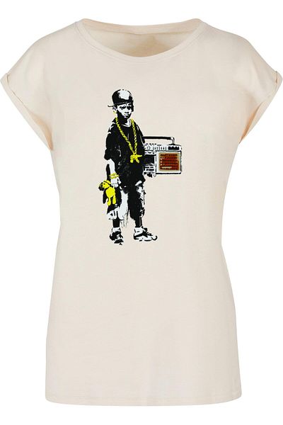 Merchcode Ladies Brandalised - Boy With Teddy T-shirt
