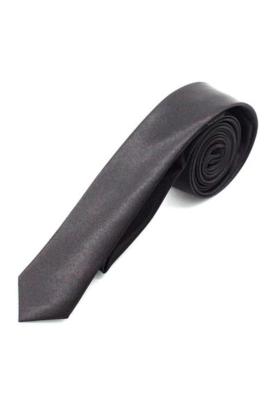 Fitmens Men's Handkerchiefless Plain Tie Fs- 001868   - Black