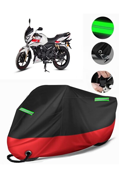 MotoEN Tvs Apache Rtr 180 Compatible Premium Motorcycle Tarpaulin (Lock Compa...