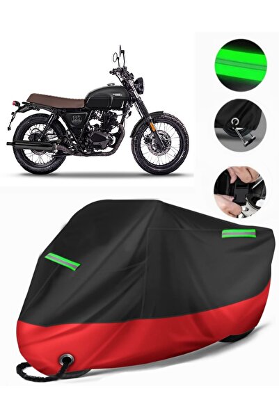 MotoEN Brixton Cromwell 250 Compatible Premium Motorcycle Tarpaulin (Lock Com...