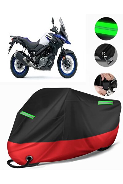 MotoEN سوزوكي V-Strom 650 XT ABS متوافق مع القماش المشمع للدراجات النارية (مت...