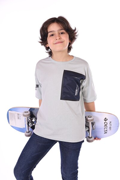 Toontoy Tricou Break The Limits cu imprimeu pentru băieți