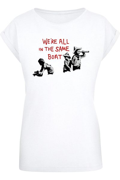 Merchcode Ladies Brandalised - In The Same Boat T-shirt