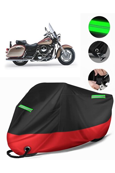 MotoEN Kawasaki Vn 1500 Classic Tourer Compatible Premium Motorcycle Tarpauli...