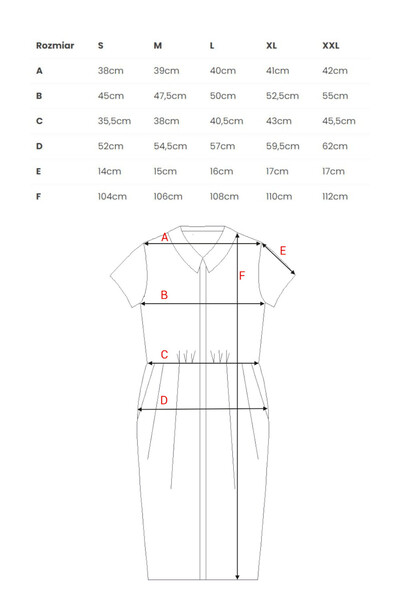 Stylove Shirt dress with buttons and a collar