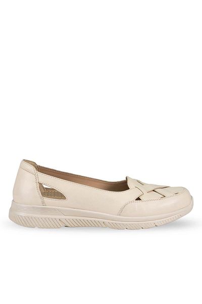 Forelli Anya-G Women's Leather Shoes Beige