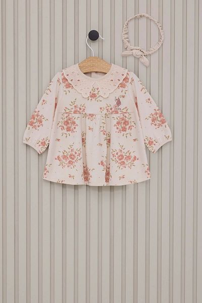 U.S. Polo Assn. Us. Polo Assn. Floral Patterned Dress for Baby Girl