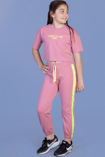 Toontoy Σετ αθλητικής φόρμας για κορίτσια Crop Model