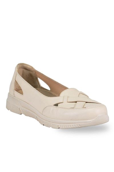 Forelli Anya-G Women's Leather Shoes Beige