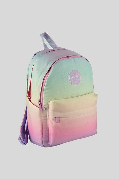 Slazenger Rucsac de școală cu fermoar cu mai multe compartimente, imprimat pentru copii