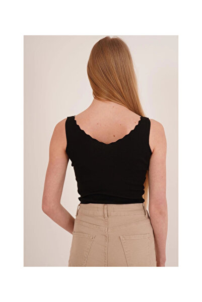 Cotton Mood 23256336 Knitwear Ladder Collar Athlete BLACK