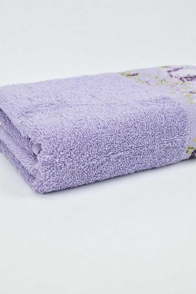 birizmoda Lilac Colored Desima Hand and Face Towel