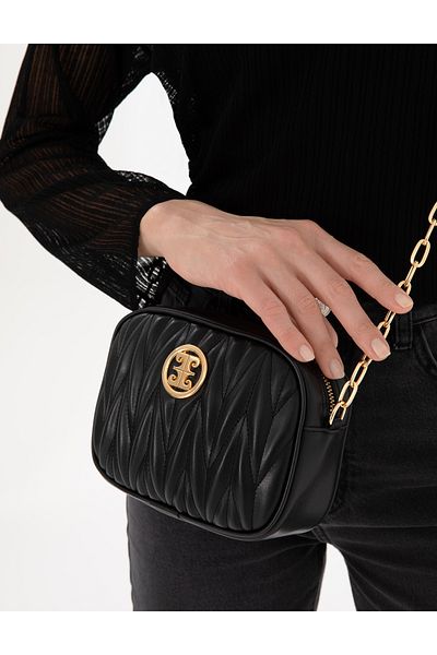 Pierre Cardin Black Crossbody Bag 50305537 -Vr046