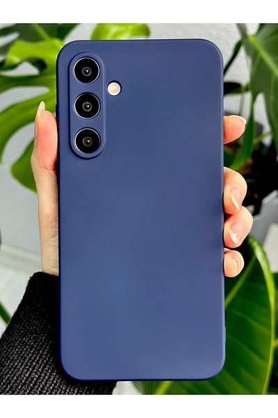 Go Aksesuar حافظة سيليكون مرنة متوافقة مع هاتف Galaxy A55