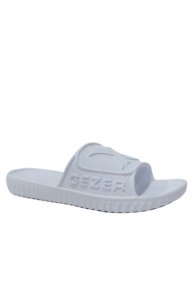 GEZER White Single Band Anatomical Comfort Slippers