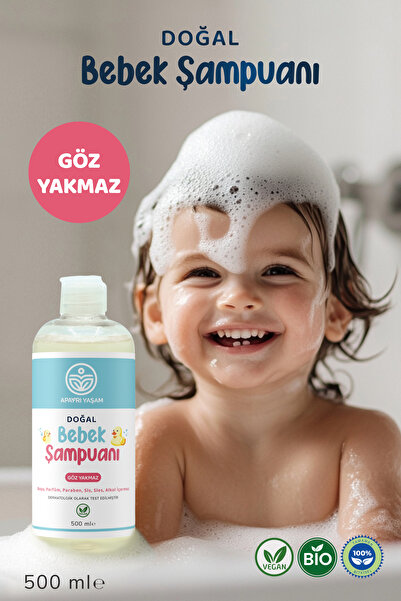 ApAyrı Yaşam %100 Bitkisel Doğal Bebek Şampuanı 500 ml