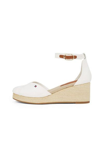 Tommy Hilfiger Női FLAG ZÁRT LÁBÉK MID WEDGE ESPAD szandál