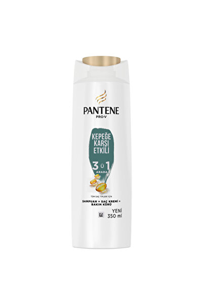 Pantene 350 Ml Şampuan 3in1 Kepeğe Karşı