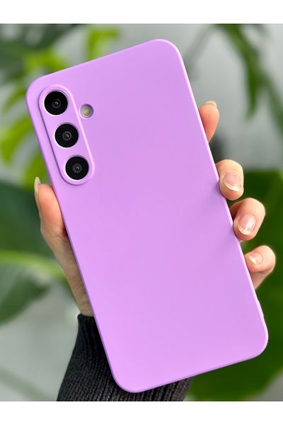 Go Aksesuar حافظة سيليكون مرنة متوافقة مع هاتف Galaxy A55