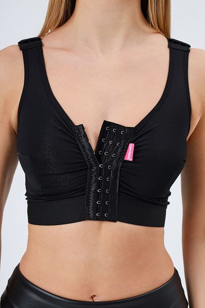 LİPOTEKS Postoperative Breast - After-Revision Bra Corset, Gathered Cup/Gridded