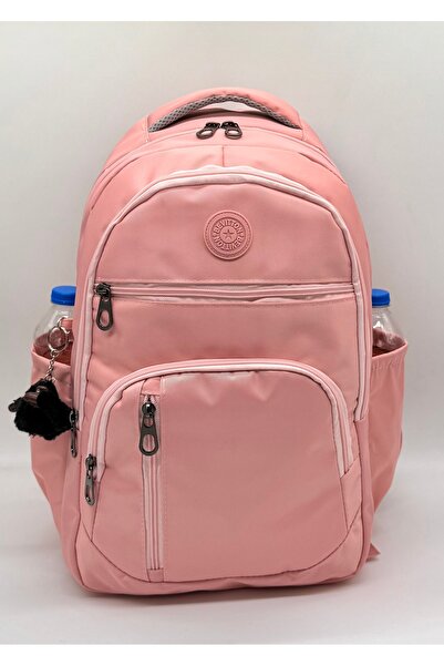Bevitton Suya Dayanıklı Kumaş Okul Çantası Ve Günlük Okul Sırt Çantası 1710 Pudra