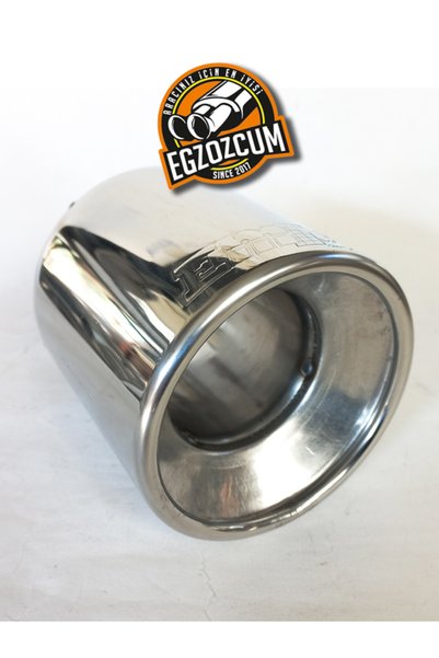 EGZOZCUM 100 Mm Paslanmaz Krom Sessiz Düz Kesim Tek Çıkış - Dayanıklı Ve Güvenli