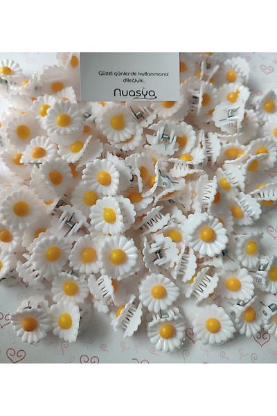 Nuasya مشبك ديزي 2 قطعة