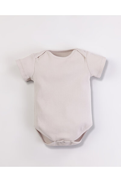 Alttan Çıtçıtlı Unisex Kaşkorse Bebek Zıbın