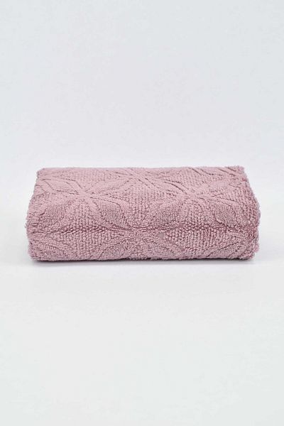 birizmoda Αφήστε την πετσέτα χεριών και προσώπου Jacquard - Dusty Rose
