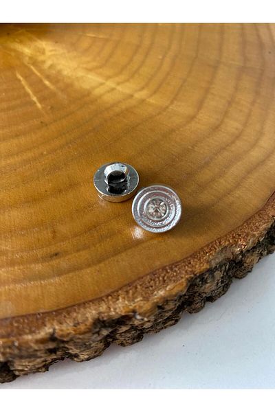 canan dizayn Special Stone 11.5 mm (18 Boy) Ufo Nickel Button (15 Pcs)
