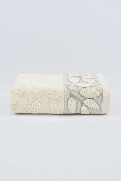 birizmoda Ανοιχτό μπεζ πετσέτα χεριών και προσώπου Laurel