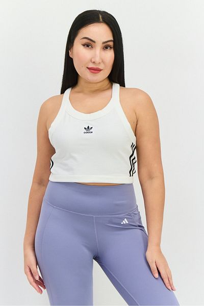 adidas Women Sportswear Fit Sleeveless Training Tank Top, White