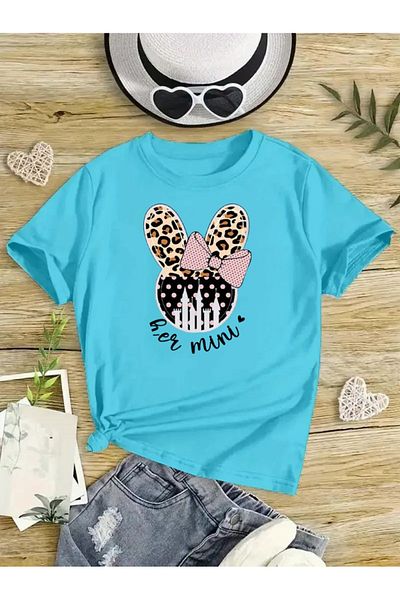 New Shine 1 tricou este un cadou pentru achiziții de 6 și peste în coș - Tricou oversize cu imprimeu Hey Minnie