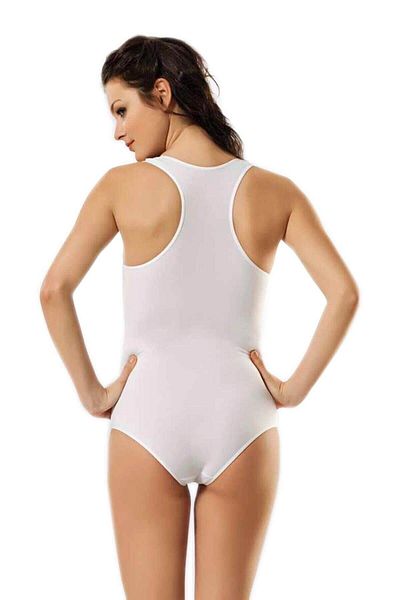 ENTAHA Tutku Women's White Lycra Hooked Body Elf568T0149Ccm