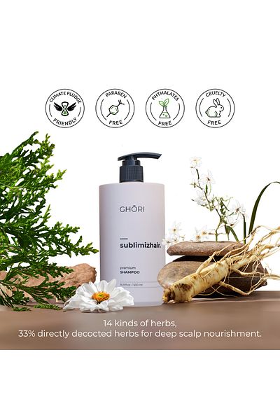 GHORI Sublimizhair Natural Premium Shampoo (500 ml)