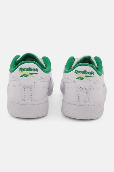 Reebok Kids Boy Club C 85 Lace Up Tennis Sports Shoes, White