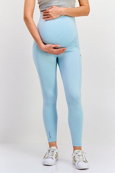Puma Maternity Sportswear Fit Outdoor Leggings, Light Turquoise