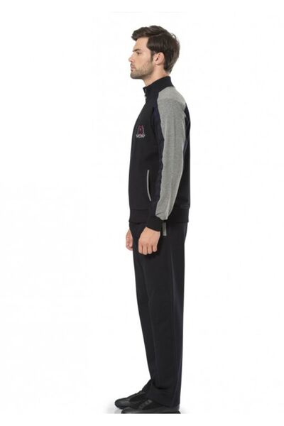 Pierre Cardin 2 Iplik Fermuarlı Logo Detaylı Düz Paça Pamuklu Eşofman Takımı 8.q.1.k.5.k.6